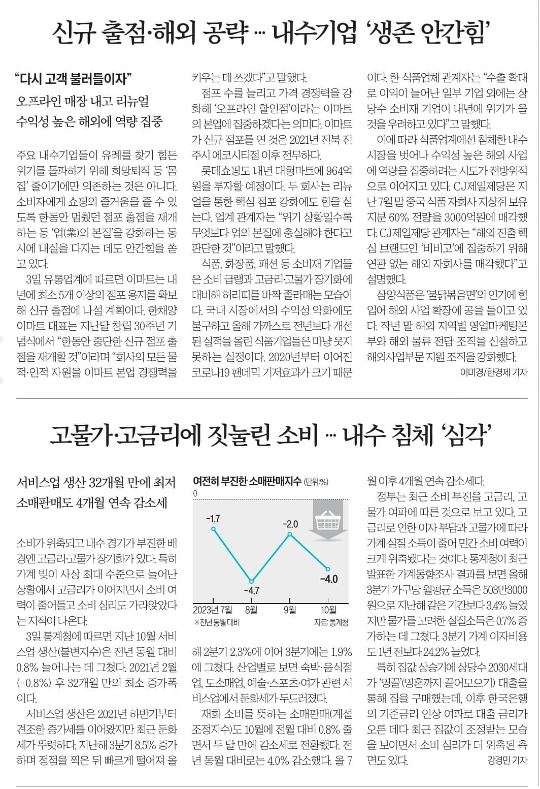 12월 4일 월 신문스크랩