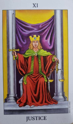 타로 11번 정의 카드 속마음 연애운 성격