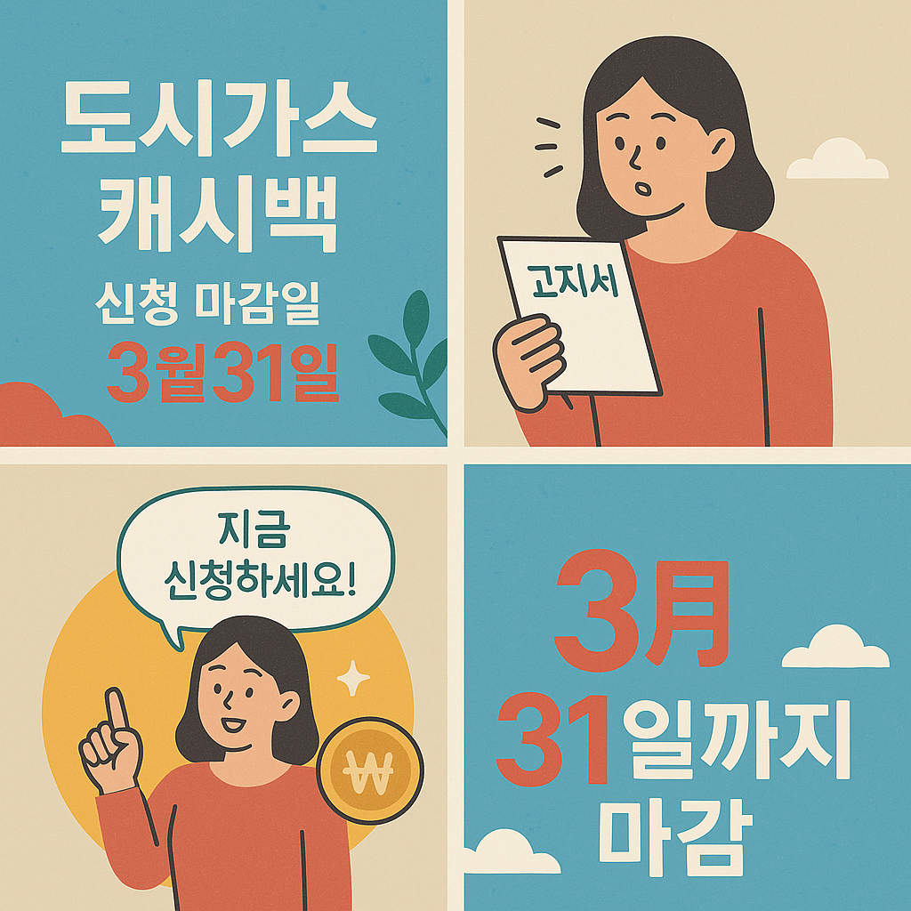도시가스 캐시백 신청 이미지