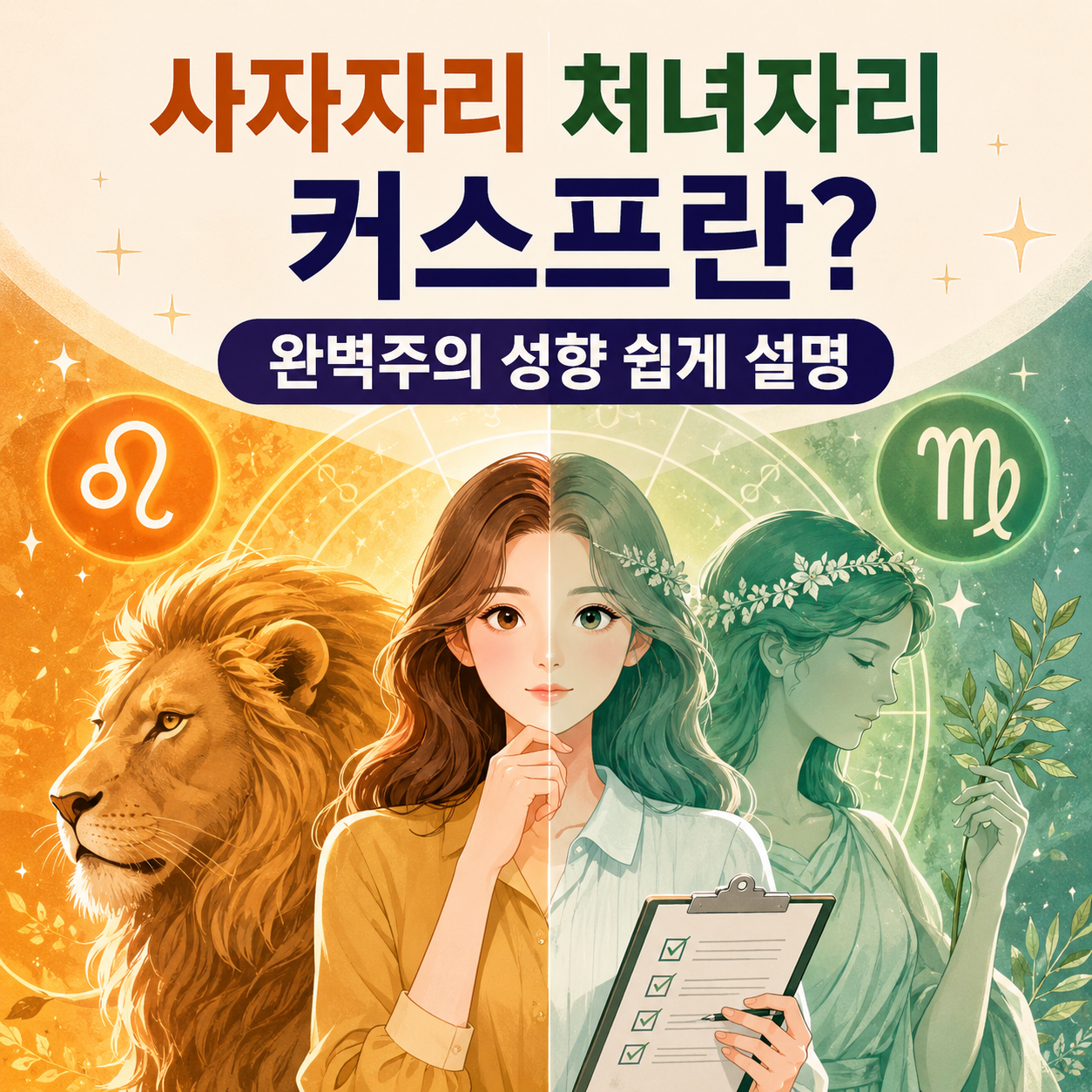 사자자리와 처녀자리