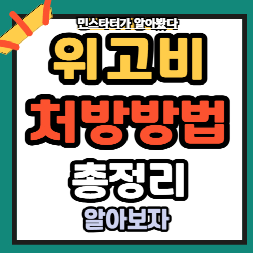 위고비 가격 및 처방 방법 총정리