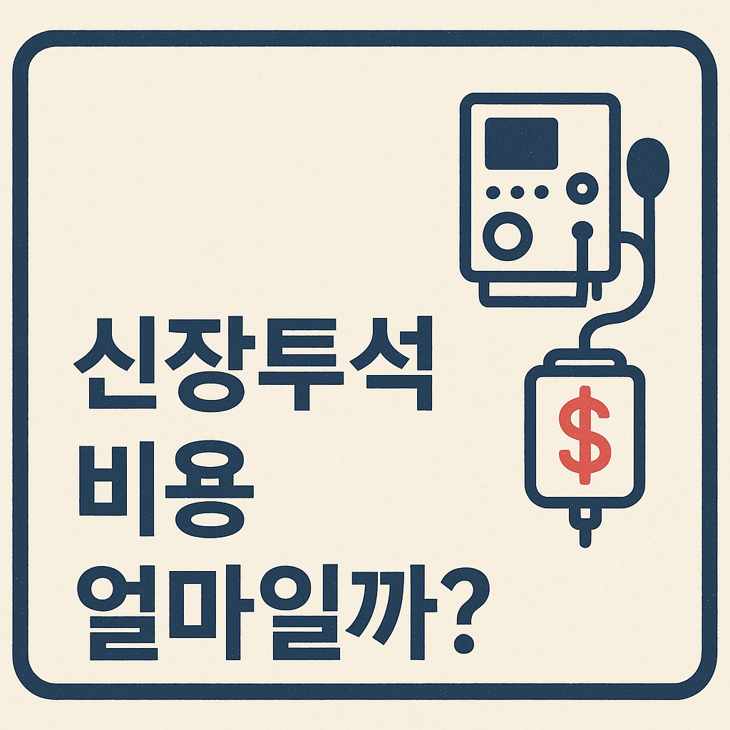신장투석 비용 얼마일까?