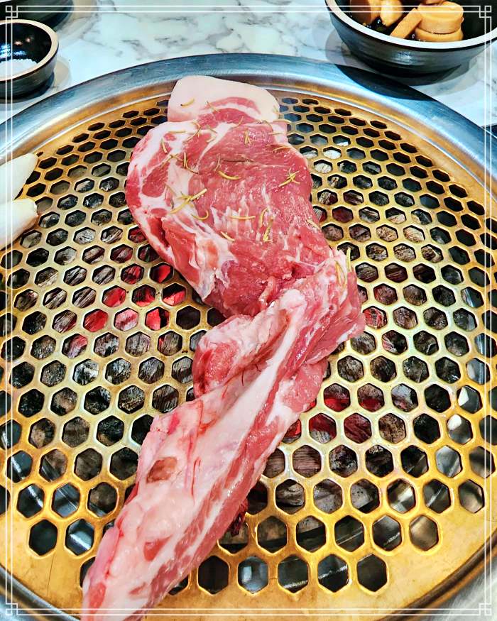 인천 송도 맛집 소고기 꽃등심, 새우살, 양념 갈비살