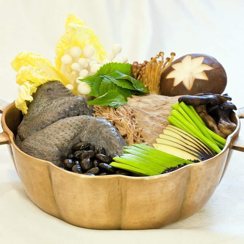 복날전통음식 오골계 백숙