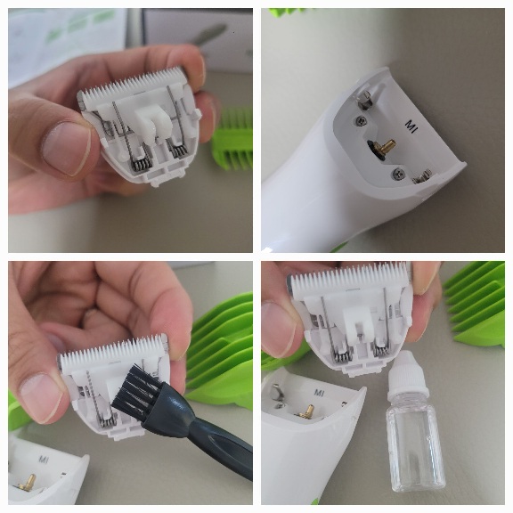 바비온 바리깡 청소하기