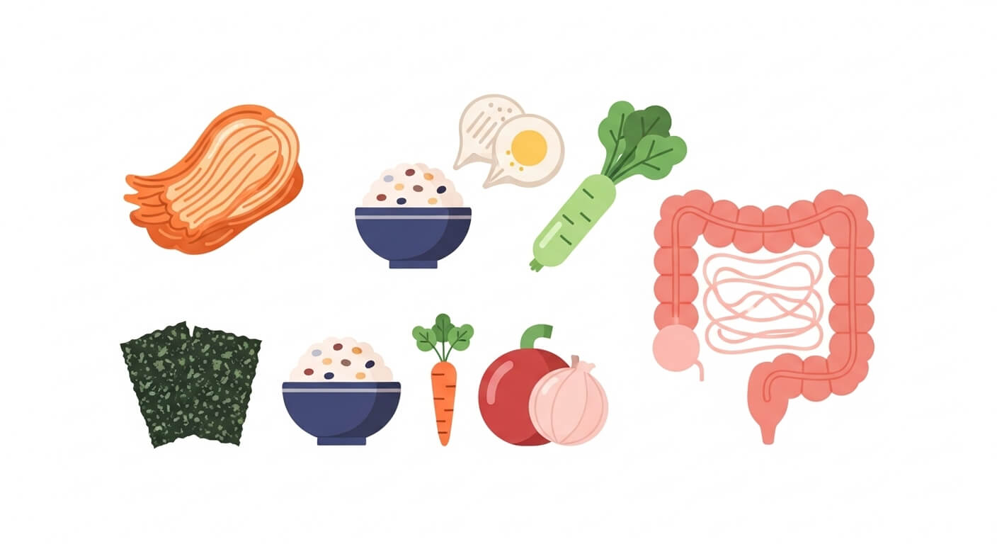 한국인 식이섬유 섭취법 (장건강, 식단, 변비)