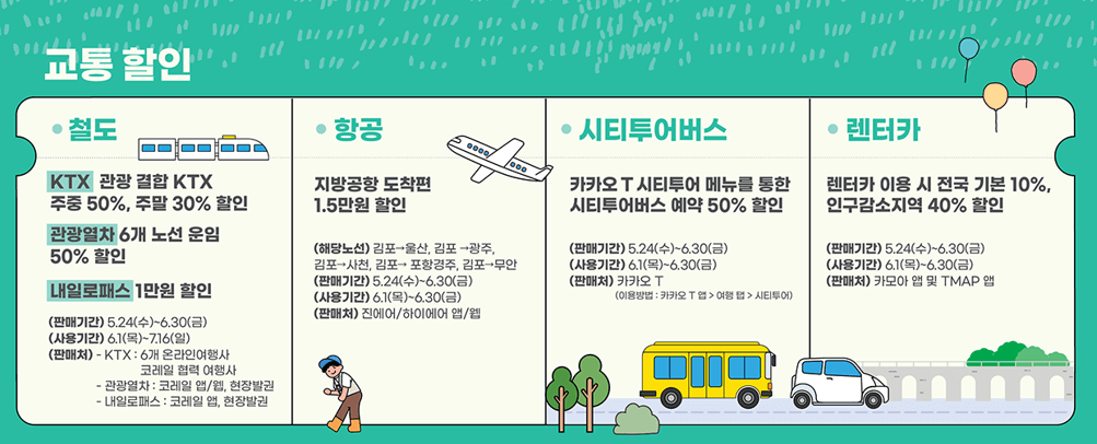 2023년 6월은 여행가는 달 종합정보