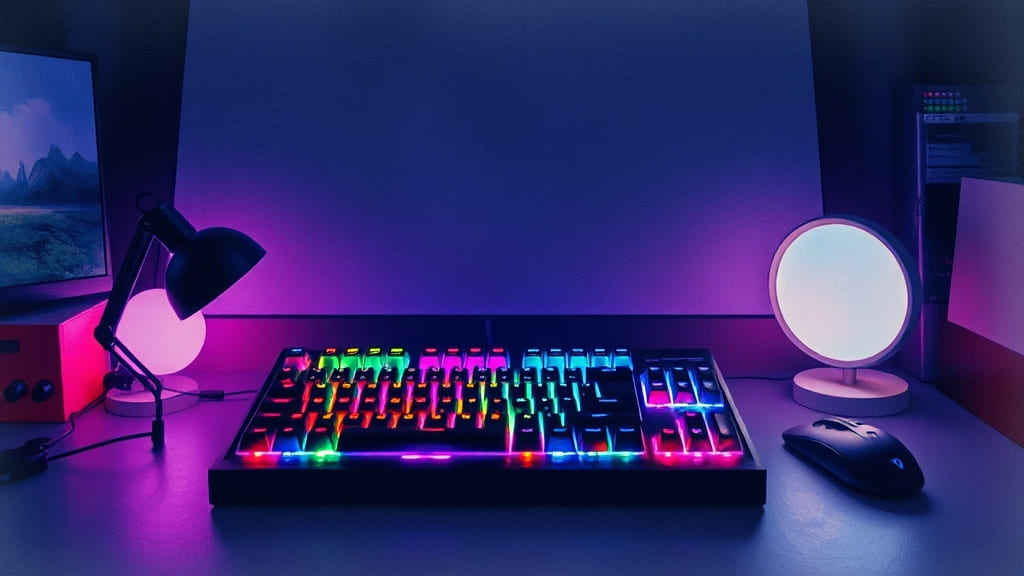 독거미_키보드_RGB_LED효과