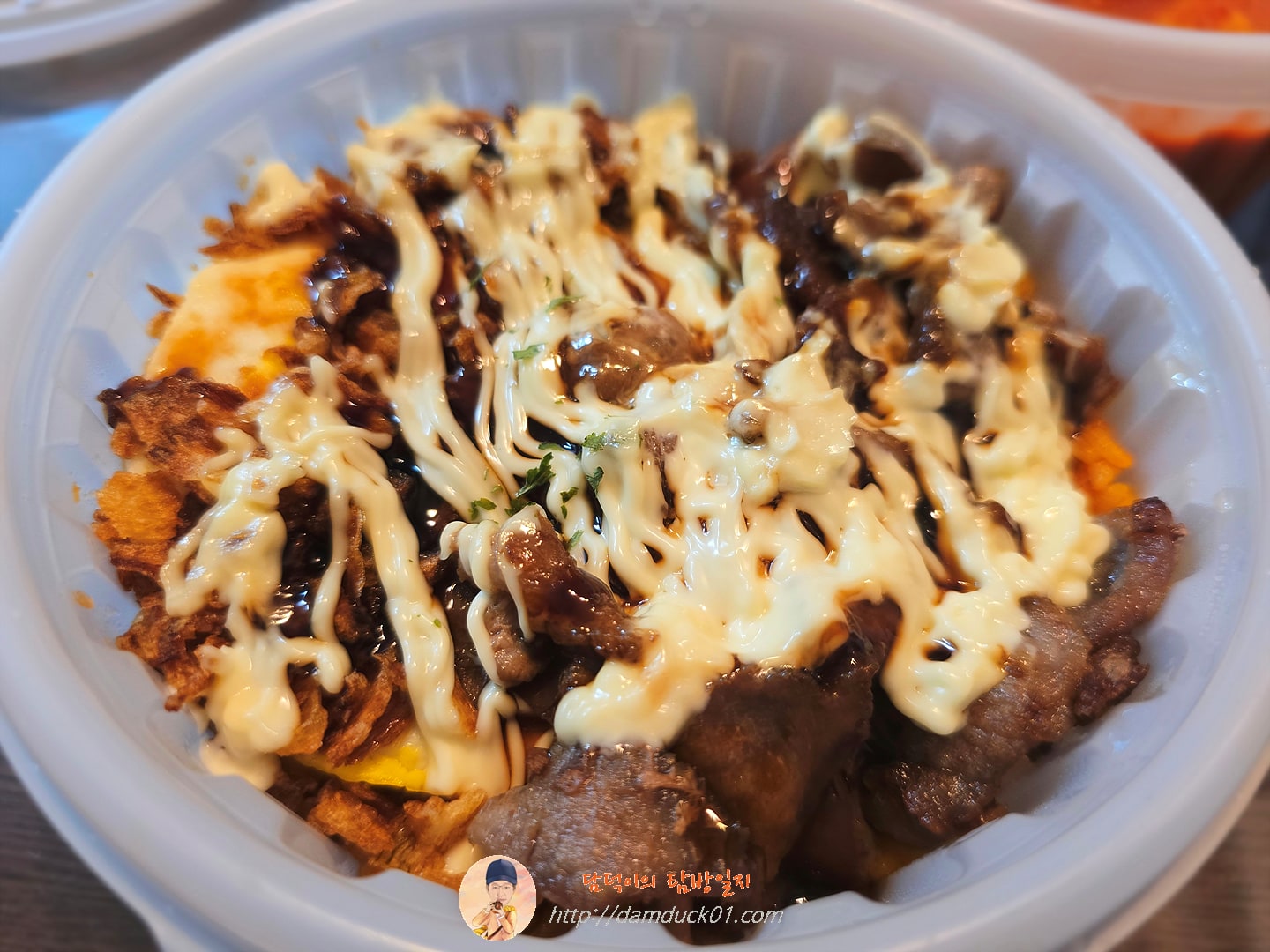 김치볶음밥+떡볶이 세트 (매운맛&amp;#44; 목살 추가)