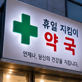 휴일지킴이약국 주말 및 명절 연휴 문 여는 약국 조회 방법
