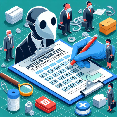 "해커가 엑셀 시트를 수정하는 모습. 마스크를 쓴 인물이 데이터를 변경하고 있다."