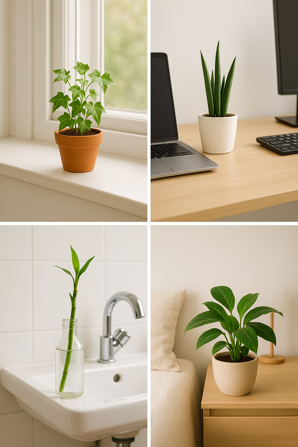 장소별로 키우는 식물들