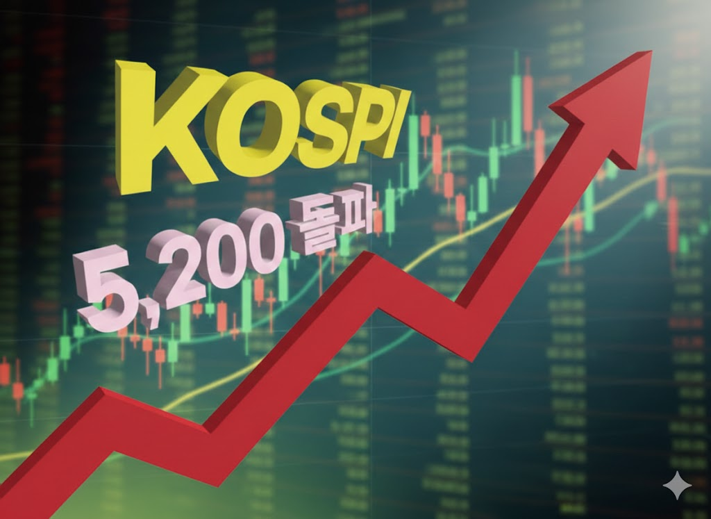 5,200 고지 밟은 코스피, '삼전닉스' 실적 열차 타고 6,000선 향해 질주하나