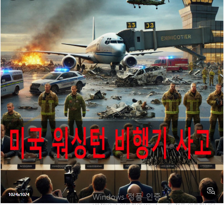 미국 비행기 추락사고