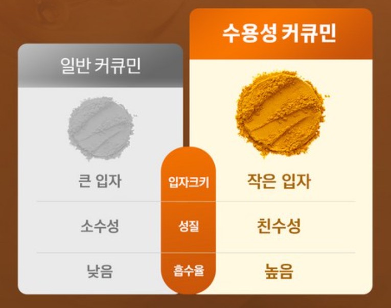 수용성 커큐민 선택기준