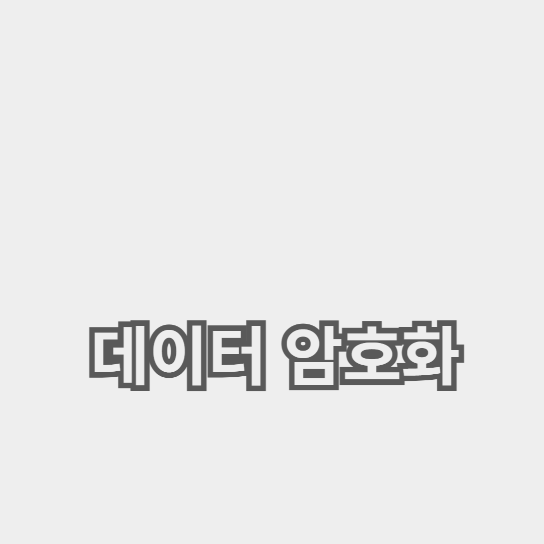 모바일 보안을 강화하는 데이터 암호화 방법
