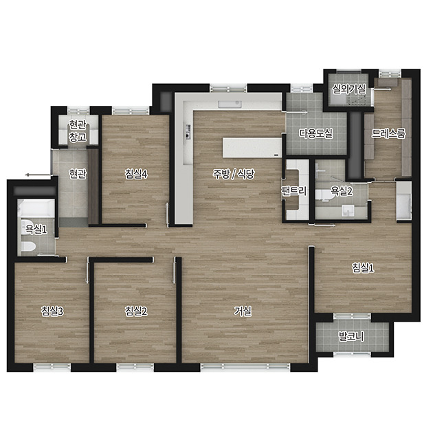 더샾 라비온드 - 117A 평면도
