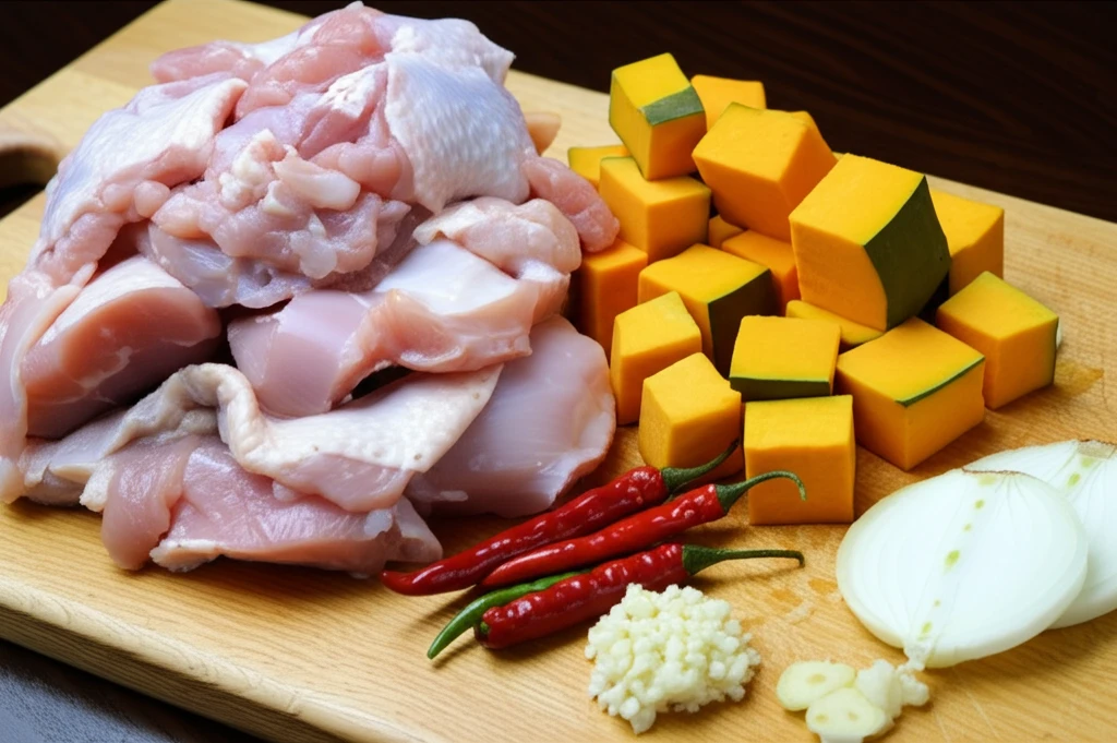 단호박 닭찜 비법 공개! 맛과 영양을