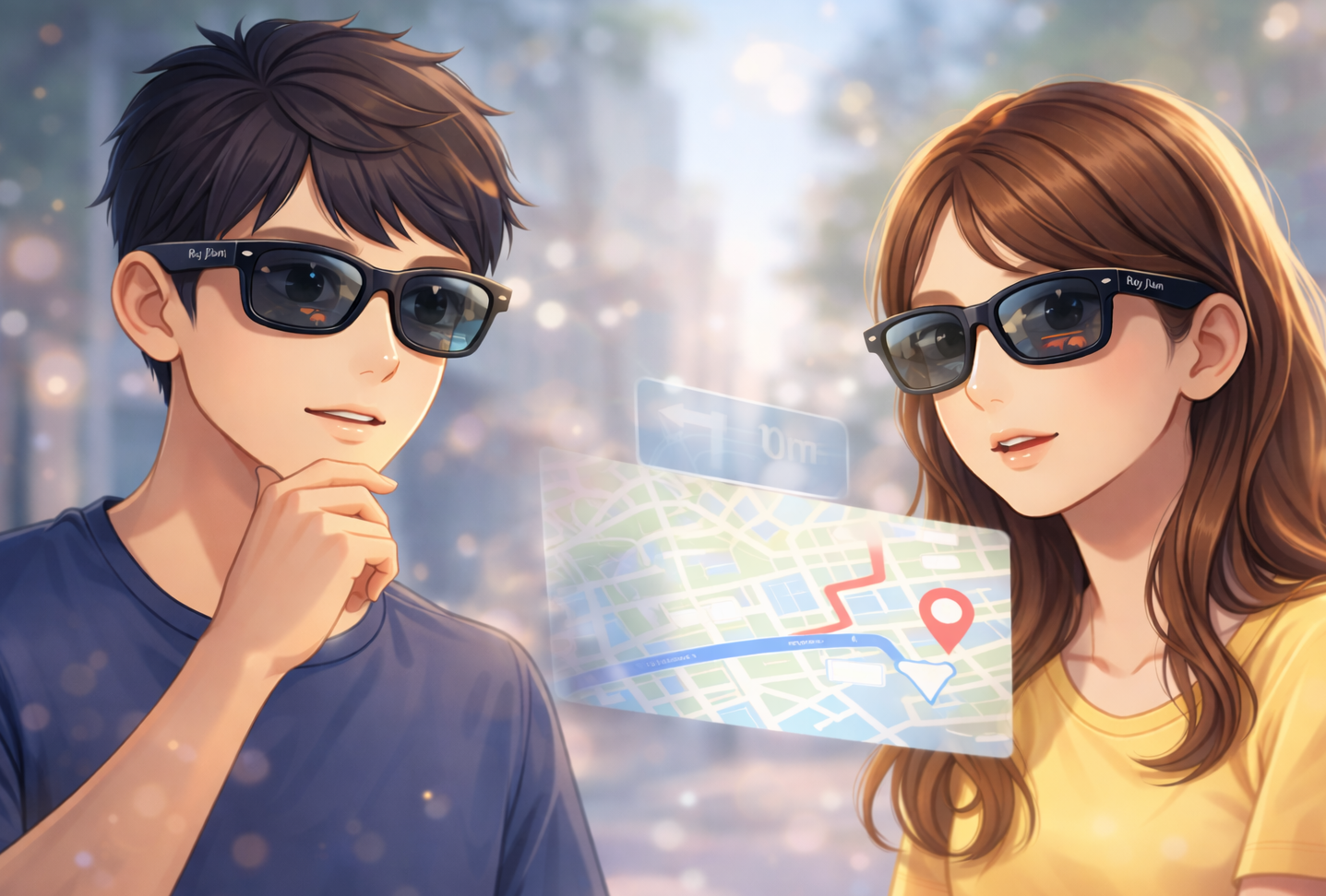 메타 레이벤 디스플레이 관련 사진