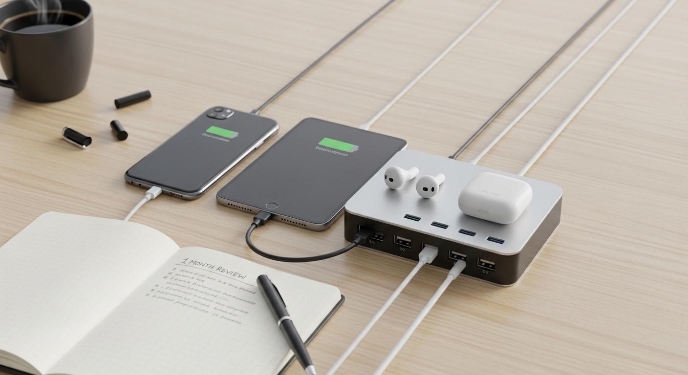 과부하 차단 멀티충전기 1달 사용 후기