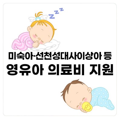 미숙아 선천성이상아 의료비지원