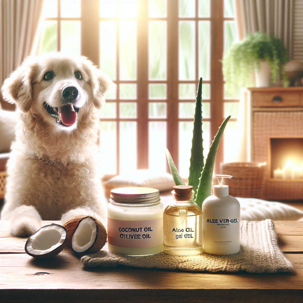 강아지의 건조한 피부를 치료하는 방법: 4가지 천연 보습제