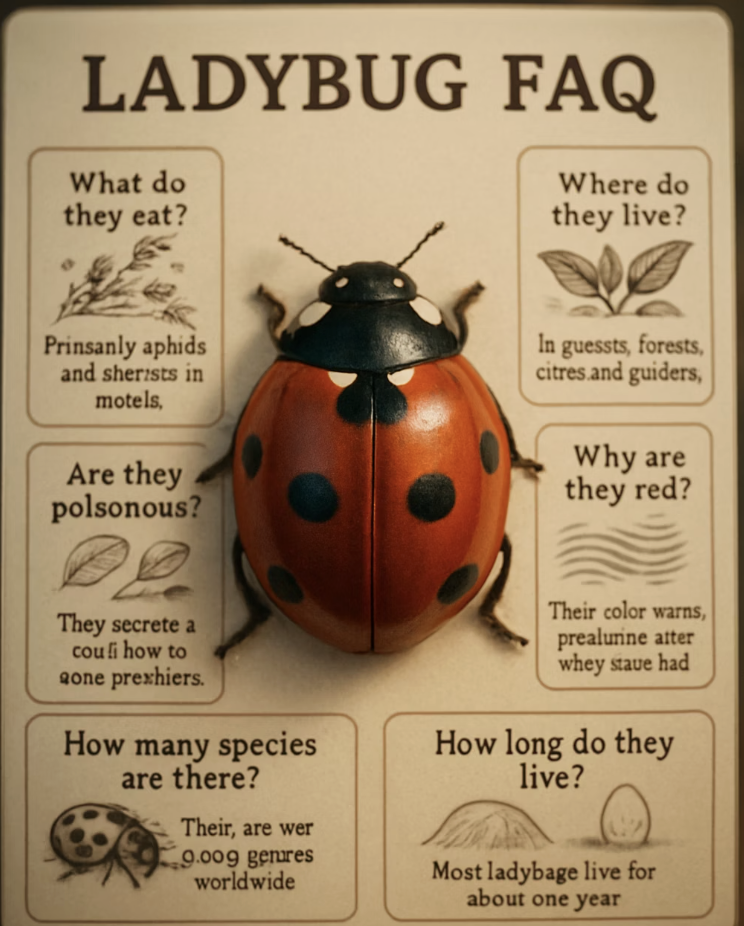 점 개수가 나이라고? 무당벌레 점에 대한 당신이 몰랐던 5가지 진실