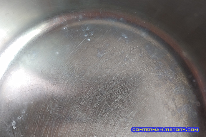 식기세척기 냄비 흰 얼룩