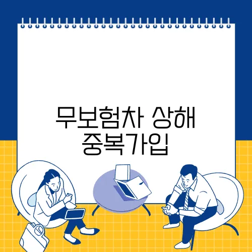 무보험차 상해 중복가입