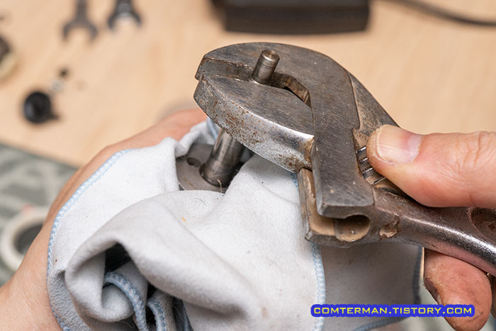 바라짜 엔코 콘 버 축 분리