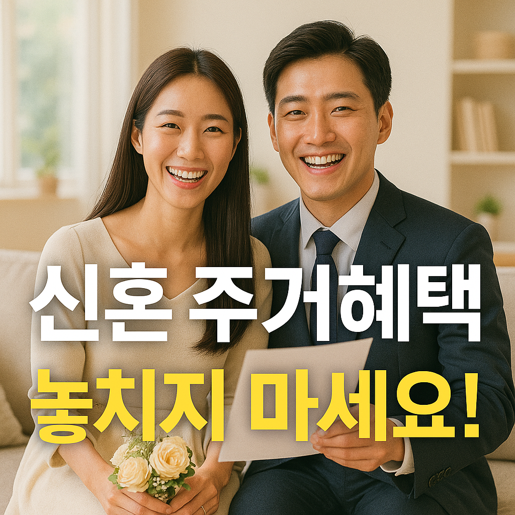 2025 신혼부부 주거지원 혜택