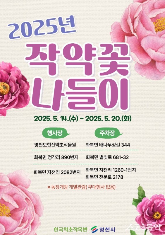 영천 작약꽃 축제