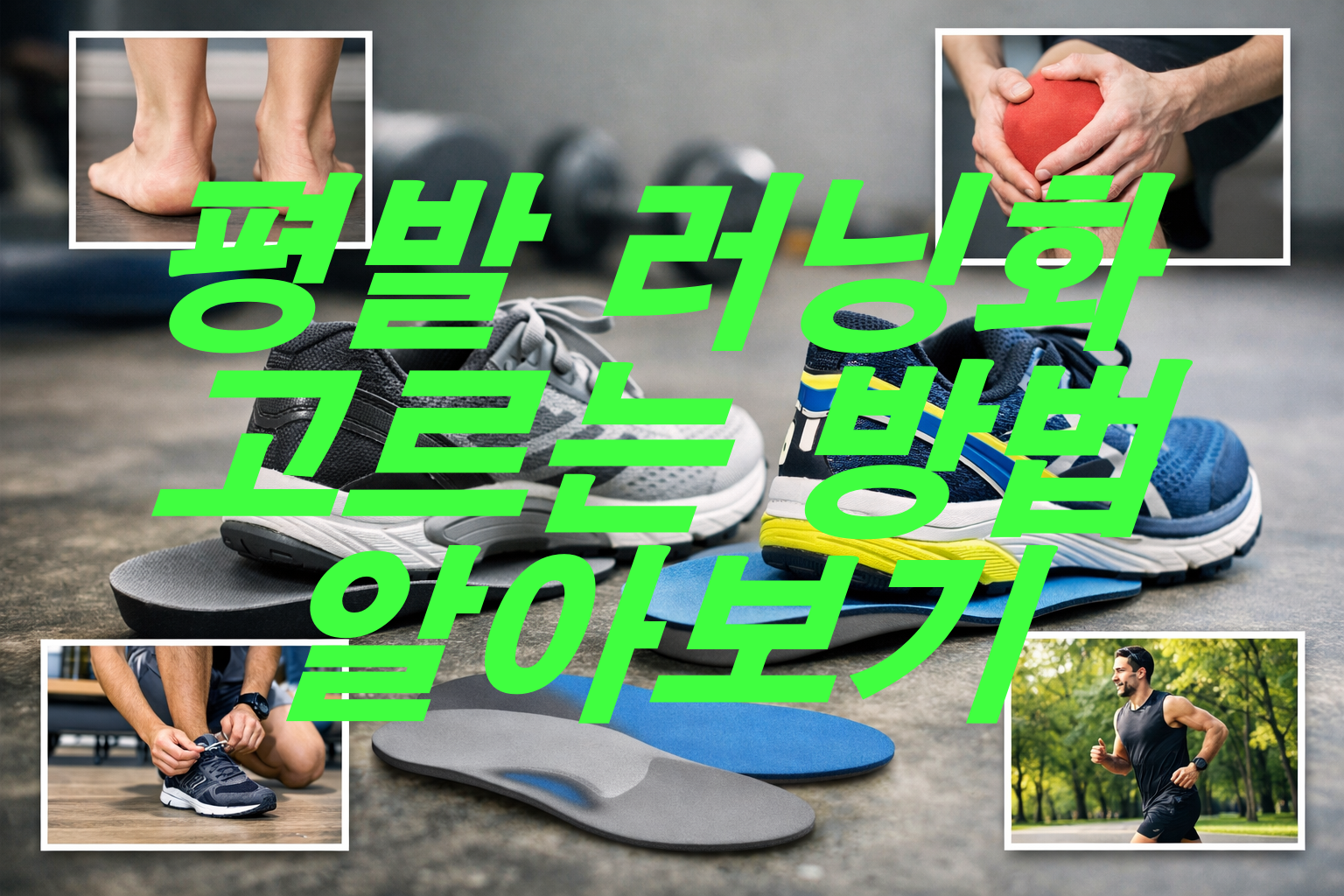 평발 러닝화 고르는 방법 알아보기