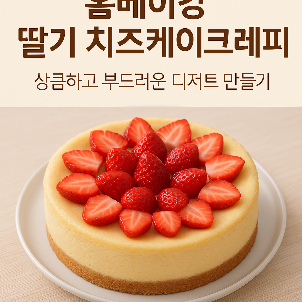 딸기 치즈케이크 레시피