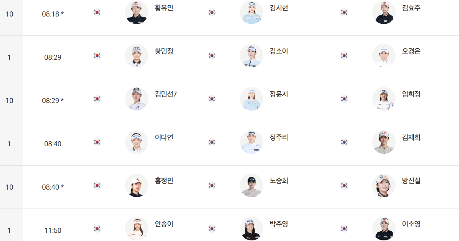 KLPGA 롯데오픈 티켓 주차장 셔틀 갤러리 총정리