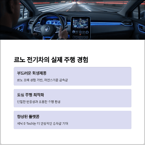 실제 운전 경험으로 본 르노 전기차