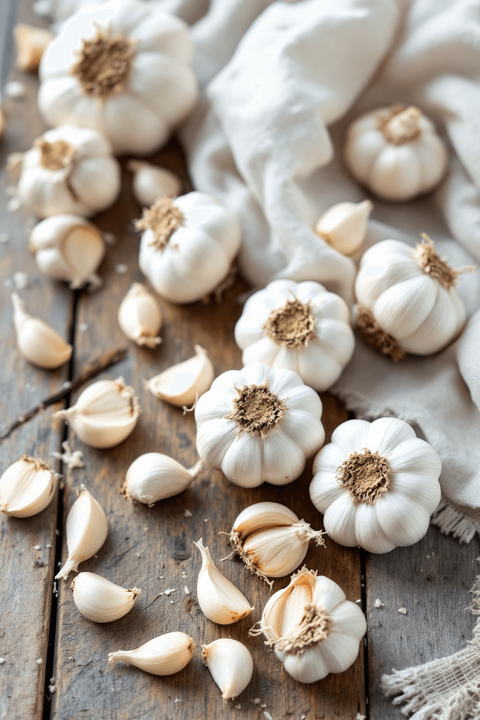 마늘 사진입니다.