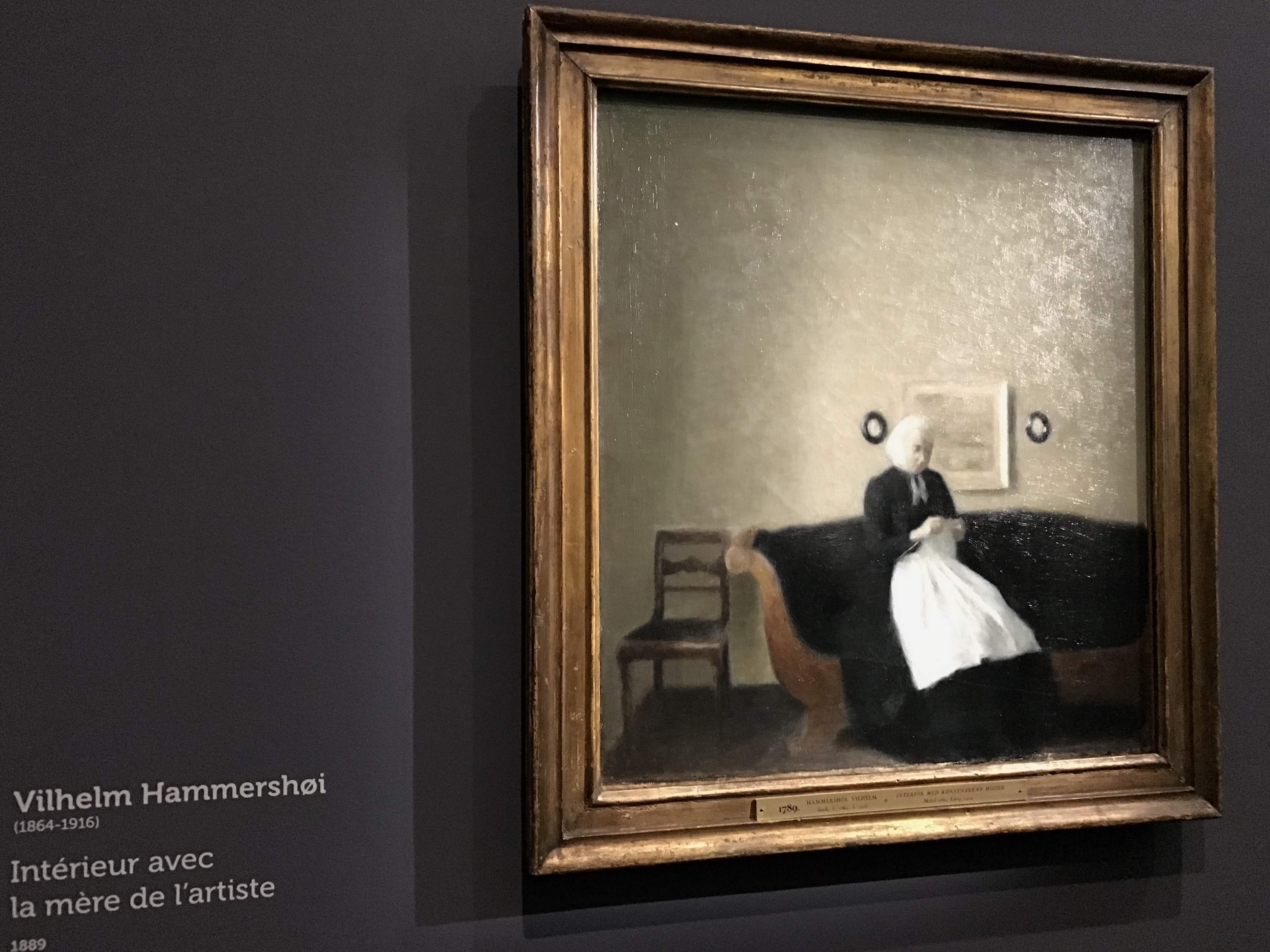 빌헬름 함메르쇼이, 자크마르 앙드레 박물관 전시 작품 사진