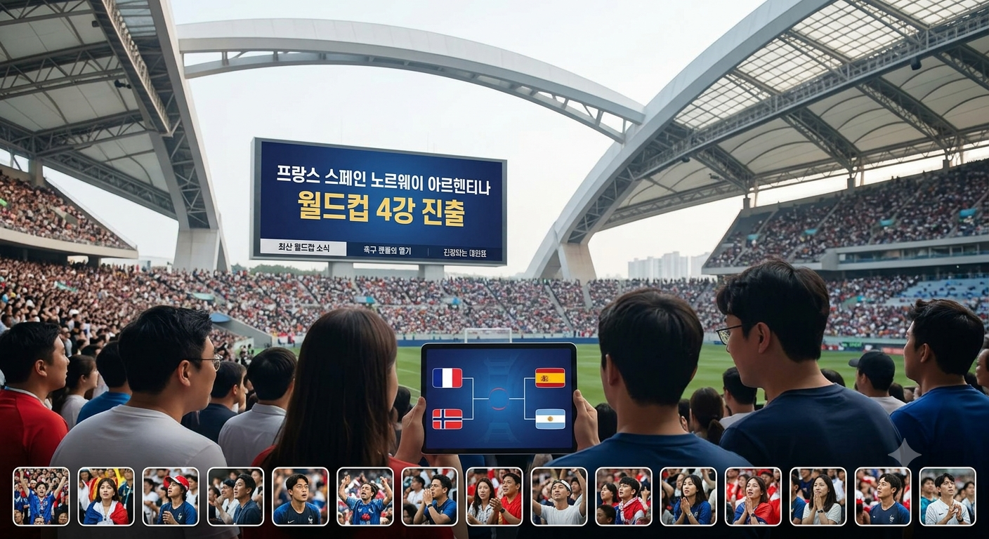 월드컵 4강 대진표
