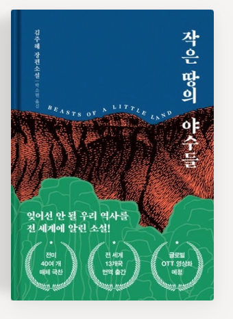 김주혜 작가의 '작은 땅의 야수들' 책표지.