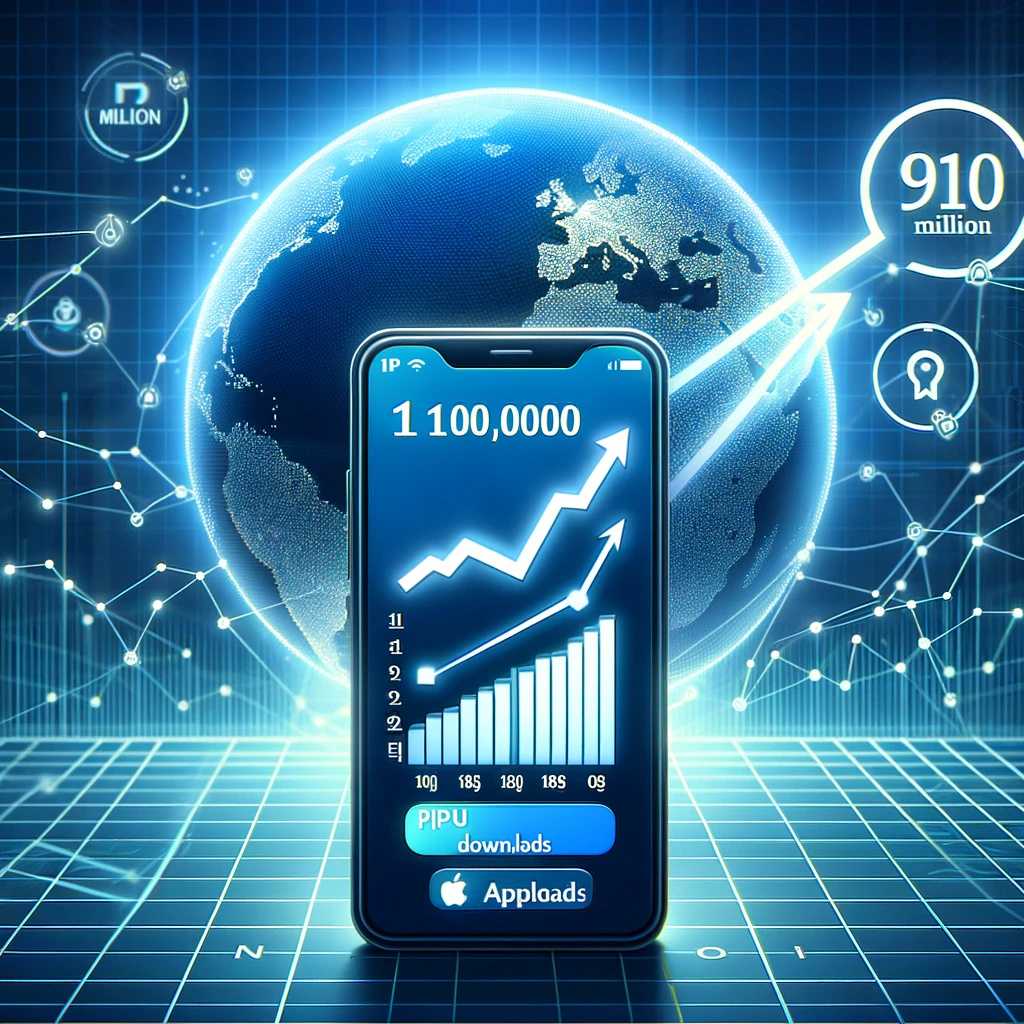 파이 앱 다운로드 수가 1억 건을 돌파