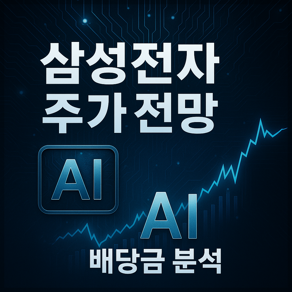 삼성전자 주가 전망 및 배당금 분석, AI, 반도체, 스마트폰, 프리미엄 가전