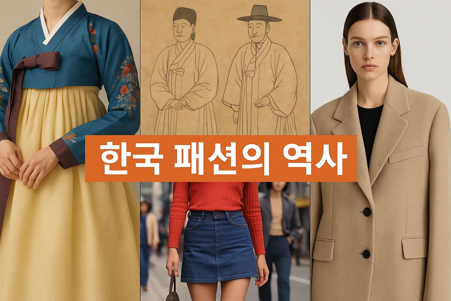 한국 패션의 역사 시대를 입은 아름다움의 흐름