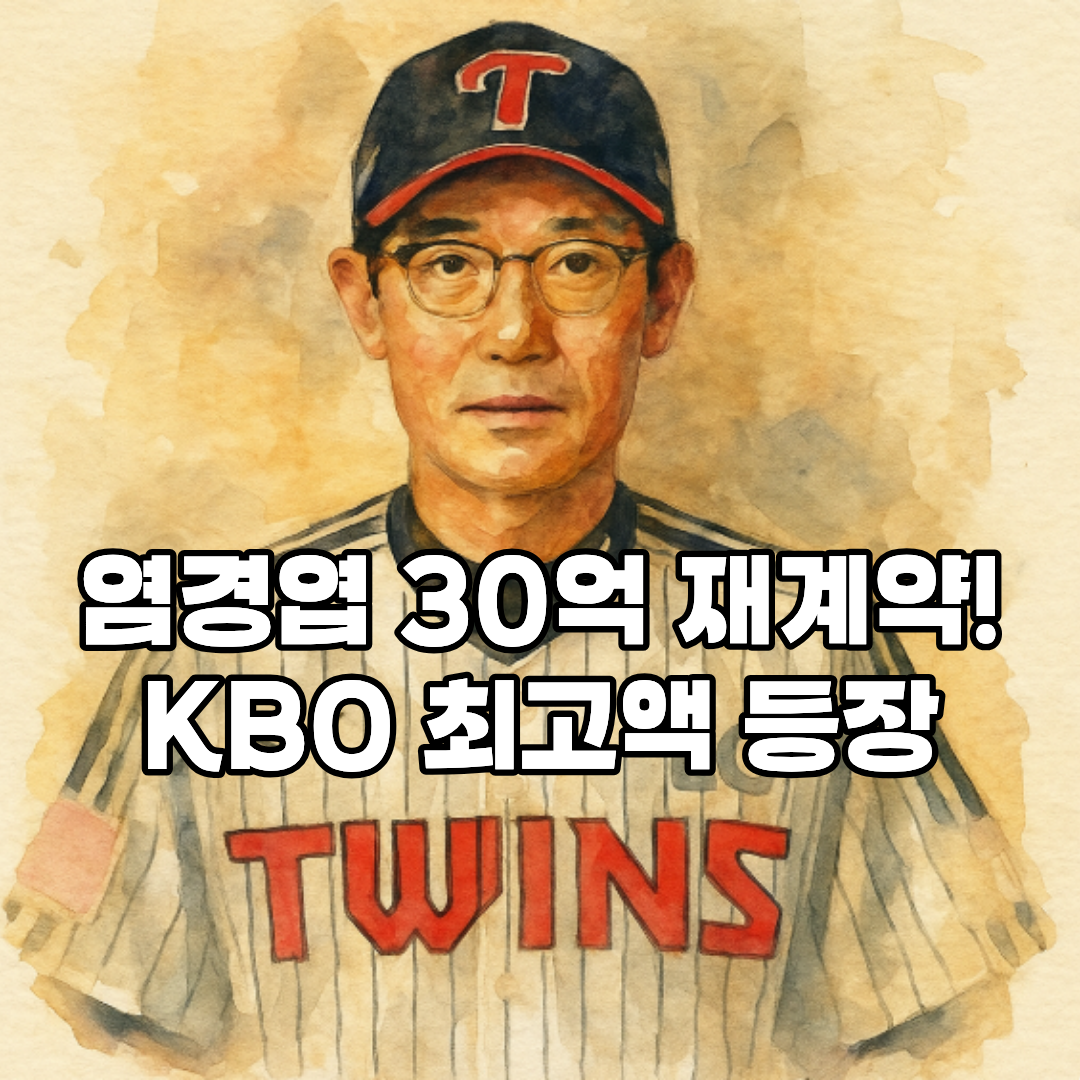 염경엽 감독 3년 30억원 재계약, KBO 역대 최고액 공식화
