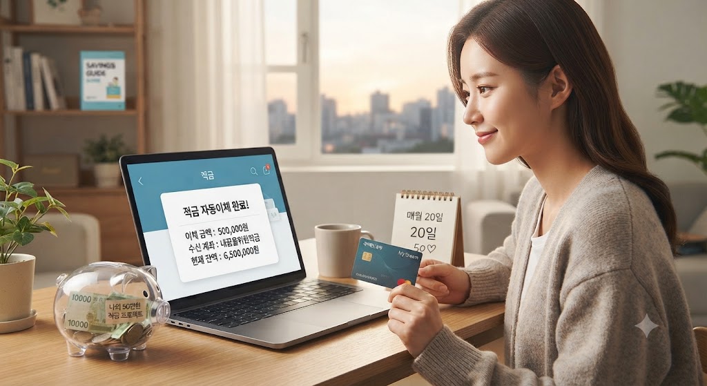 월 50만 원씩 꾸준히 적금하는 청년