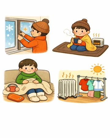 아파트 난방비 절약방법 실내 온도 관리 예시12