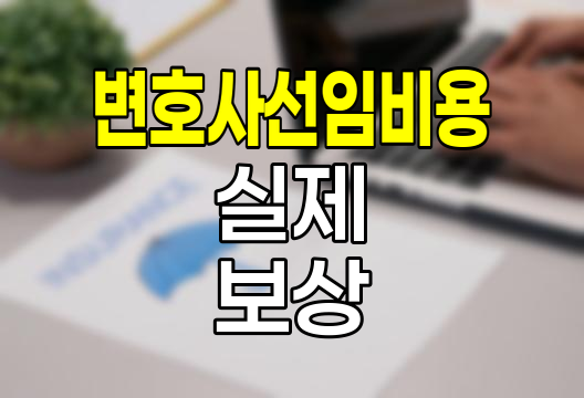 운전자보험 변호사선임비용 실제 보상 사례