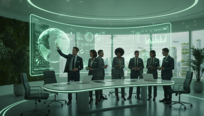 2026년 취업과 이직을 위해 유망 자격증을 공부하고 있는 전문가들의 모습과 데이터 그래프가 결합된 미래 지향적 이미지