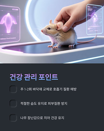 위생과 건강 관리, 어떻게 해야 하나요?