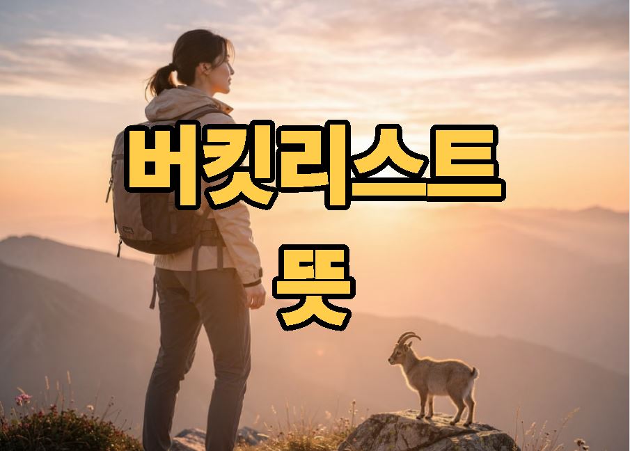 버킷리스트 뜻